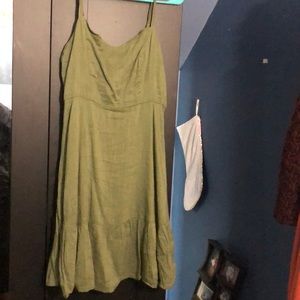 Green dress
